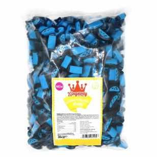 Kingsway Raspberry Liquorice Slices Flavour Sweets Bag 3kg Kingsway Raspberry Liquorice Slices Flavour Sweets Bag 3kg